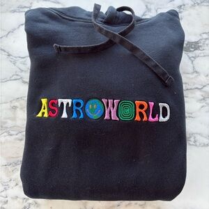 Travis Scott Astroworld Logo Hoodie sz L